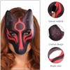 TENDYCOCO 2 Pieces Fox Japanese Kitsune Mask Fox Mask Japan