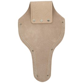 Kozuchi SO-24 Tanned Leather Case for Okubo Scissors, Curved, Double Stitched, Extra Large, Embossed