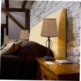 KONTONTY Lamp Shade Cover for Table Lamps Modern Fabric Desk Lamp Shade Household Light Shade for Bedside and Desk Color Bottom Opening