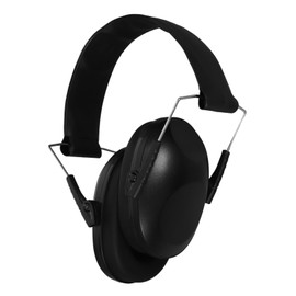 Operitacx Schalldichte Ohrhörerbecher schießen Ohrschützer abbrechen für Schaum Anhörung Ohrenschützer Noise Cancelling Gehörschutz zum Schutz des Gehörs Ohrenschrott Plastik Schwarz