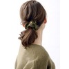 VINGTAINE HS-91-GN Camouflage Pattern Scrunchie Hair Accessories, Green