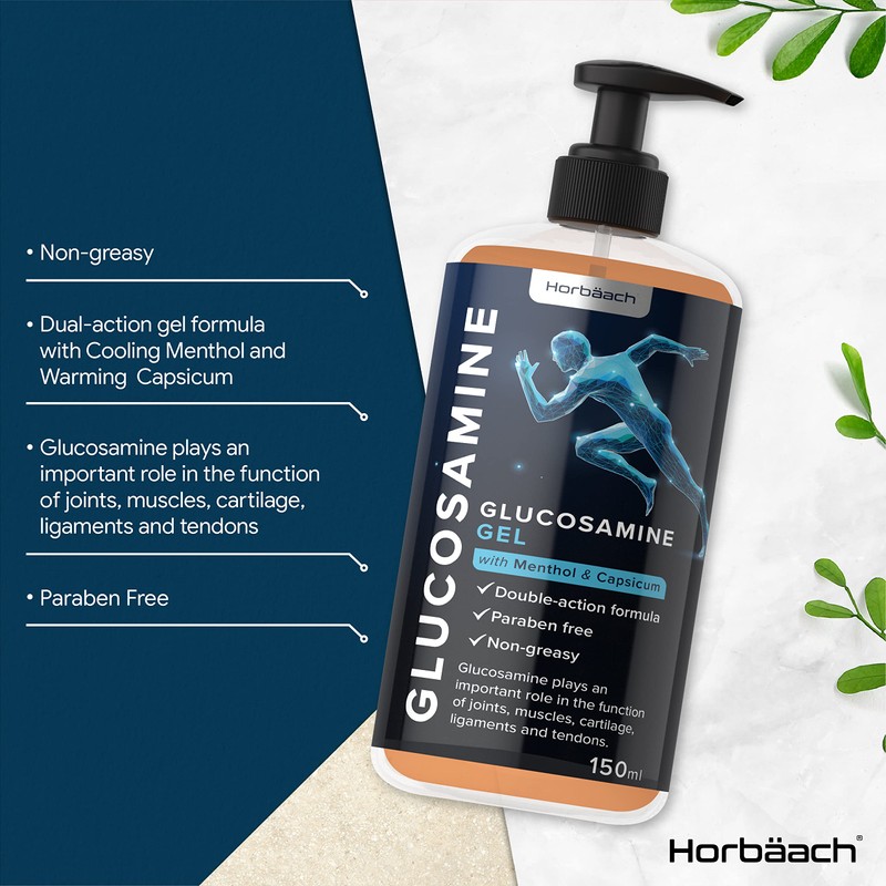 Glucosamine Gel | 150 ml | with Menthol and Capsicum