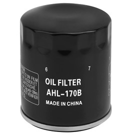 AHL Motorcycle Oil Filter Application: Harley XL1000 XL1200C XL1200CX XL1200L XL1200N XL1200R XL1200S XL1200T XL1200T XL1200V XL1200X (Black) Compatible Car Various Oil Element Durable Repair Spare