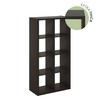 Furinno Furinno Cubicle Open Back Decorative Cube Storage Organizer, 8-Cube,