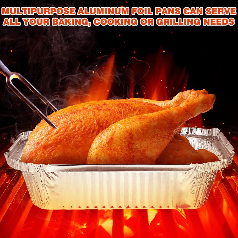 iplusmile aluminum barbecue plates for barbecue 1100ml disposable plates BBQ