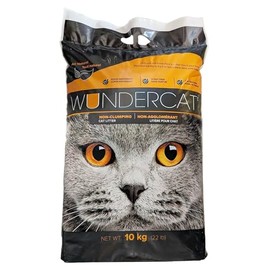 Progressive Planet Wundercat Non-Clumping Cat Litter, 22lbs - Lightweight & Food-Grade Diatomaceous Earth Litter - Superior Moisture & Odor Absorption - Low-Tracking