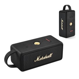 Speaker Case Cover for Marshall Emberton III Portable Bluetooth Speaker Case， 3Colors Available，for Mountaineering Hiking Outdoor Travel Compatible with Marshall Emberton III Case (Black)