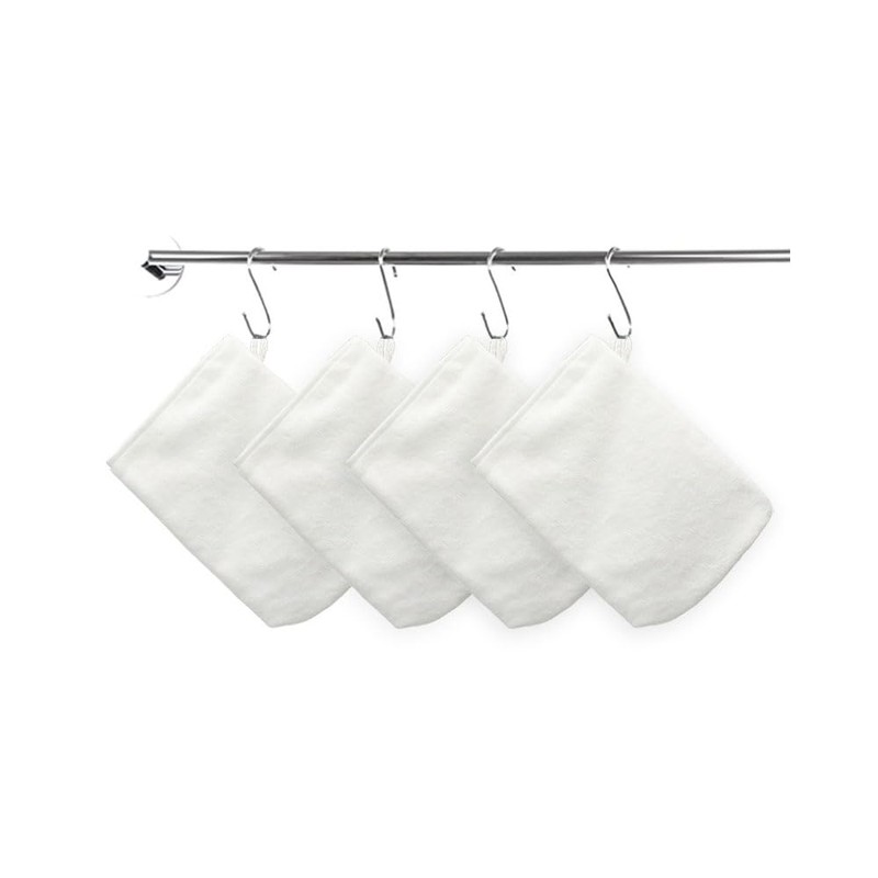 Microfibre Body Wash Mitts,2 PCS Face Mitts Makeup Remover Gloves