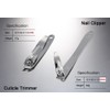 777 Three Seven Nail Clippers Kits Files Set DS-16000 Silver