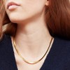 Turandoss Dainty Gold Thick Snake Choker - 14K Gold Paperclip