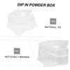 Healeved 30pcs Nail Dip Powder Recycling Tray Dipping Powder Container