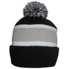 Best Winter Hats Quality Cuffed Cap with Large Pom Pom