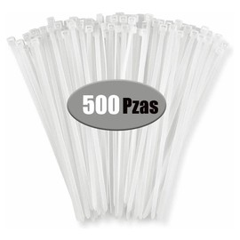 Cinchos de Plastico 500 Pzas, Bridas de Plastico Autobloqueantes, Ancho 20cmx3.6mm, Cables Nailon Fuerte Cintillos de Plástico Resistente Organizador 