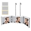 XIGETRAIL Rechargeable 3 Way Mirror for Self Hair Cutting with