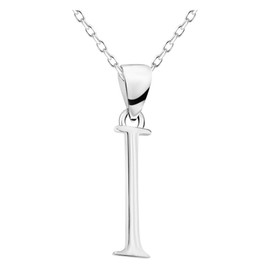 SOFIA MILANI Women's Necklace, 925 Silver, Letter Pendant, Sterling Silver