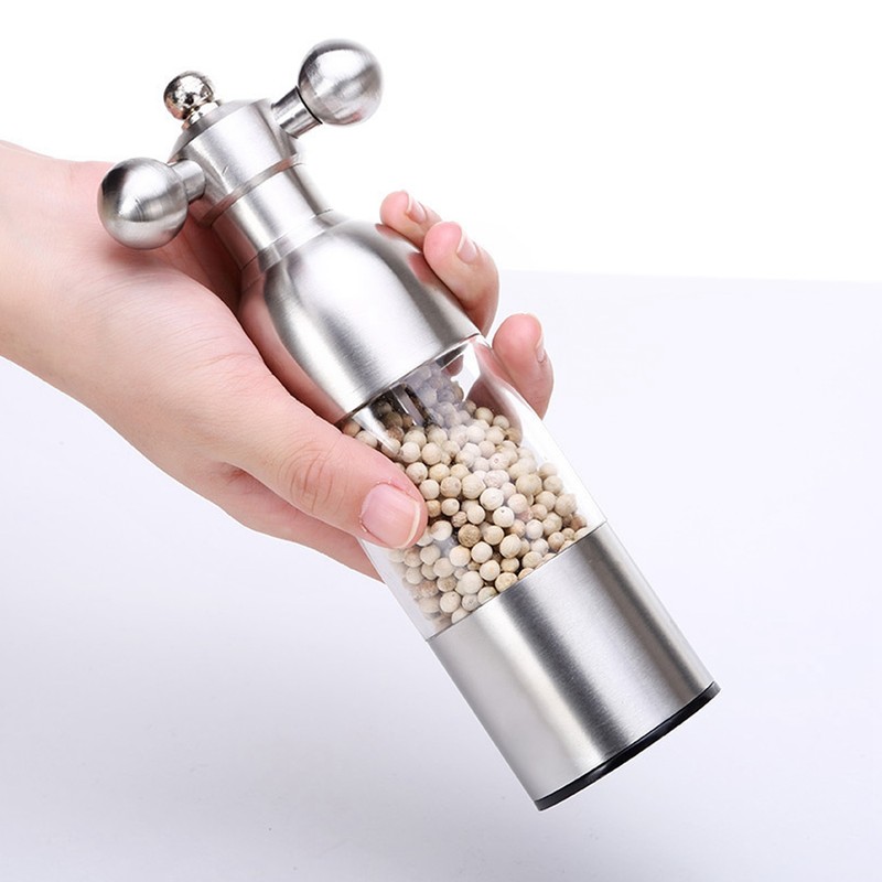 Mini Pepper Mill Stainless Steel Manual Salt Grinder Spice Grinding