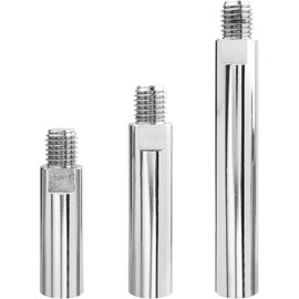 M5/8-11 Bestgle Thread Rotary Polisher Extension Rod - 80mm/100mm/140mm, Angle Grinder Extension Connecting Rod for Polishing & Grinding Machines - 45# steel ﻿