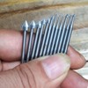 Putiqcher 12 Pcs Cylinder-Cone Shape Carving Burr Sets, 3/32 Inch