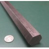 Basic 4140 Alloy Steel Hex Rod 1 1/8" Hex x
