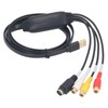 Video Capture Card USB to RCA S Video Converter Adapter