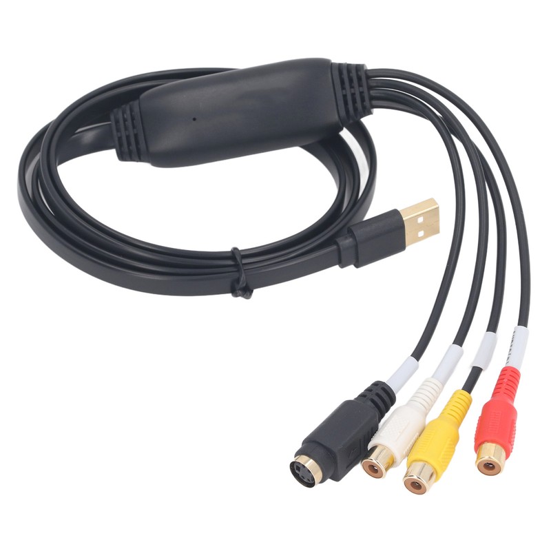 Video Capture Card USB to RCA S Video Converter Adapter