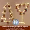 HXWEIYE Warm White Photo Clips String Light, Timer & 8