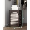 Laundry Hamper, 22.5 Gallon (85L) Bamboo Wood Clothes Laundry Basket