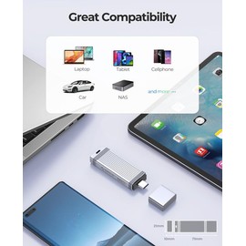 ORICO USB 3.0 Flash Drive Memory Stick Thumb Drive 512GB, Portable High Speed Metal USB Drive Data Storage Compatible with Computer/Laptop（USSD）