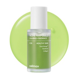 Celimax Noni Ampoule Calming + Radiance 30 ml | Ampolla Facial con 71.77 % Extracto de Noni, Ácido Hialurónico y Aceites Botánicos Calmantes
