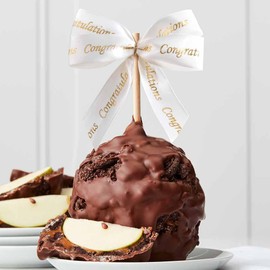 Mrs Prindables Congratulations Jumbo Gourmet Caramel Apple (Cookies & Cream)