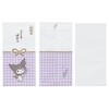 Sanrio Mino Washi Foil Noshi Envelopes, 2 Pieces [Kuromi] Gold