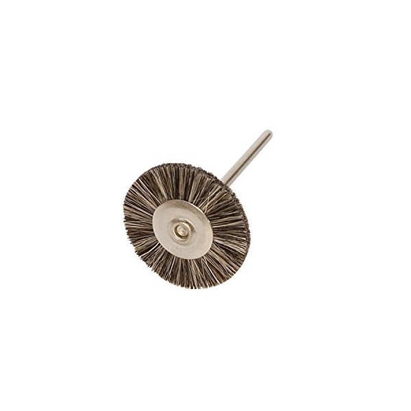 Miniature Brushes on Mandrels, Soft Bristles, 1 Inch, 12 Pack | BRS-415.00