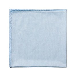 Rubbermaid Commercial Microfiber Cleaning Cloths, 16 X 16, Blue