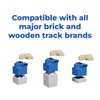 Baymo TrakBlox Adapter Set – Connect Wooden Train Tracks to