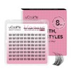 uCoolMe Venus One Size Lashes Individual Eyelashes Cluster Eyelash with