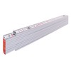 STABILA 1334 Wooden Folding Ruler Type 1707 2m White Metric