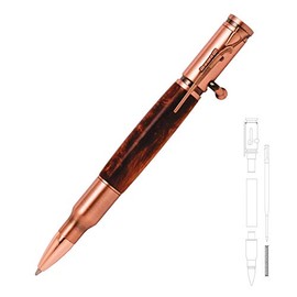 Penn State Industries PKCP8050 Bolt Action 30 Cal Ballpoint Pen Kit Woodturning Project (1, Antique Copper)