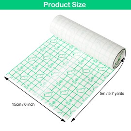 Waterproof Transparent Bandage, 15 x 5 m Shower Plaster, Waterproof Plaster Roll, Tattoo Bandage for Shower Plaster, Anti-Allergic, Sports, Showers