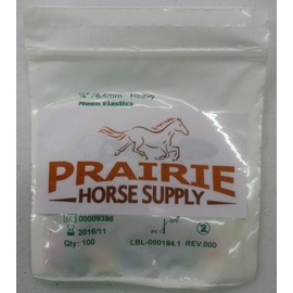 1/4" inch Orthodontic Elastic Rubber Bands, 500 Pack, Neon, Heavy Force 4.5 oz, Small Rubberbands for making bows, Dreadlocks, Dreads, Doll Hair, Braids, Horse Mane, Horse Tail, Fix Tooth Gap in teeth, Top Knots + FREE Elastic Placer for braces