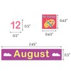 Magnetic Calendar Numbers 100 Pcs Month and Holiday Magnets Labels
