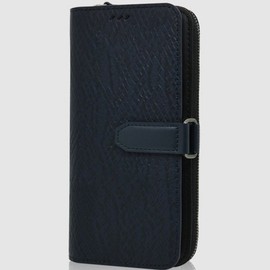 Design Skin (신세계김해점)( 대형 ) 더블 지퍼 포켓 ver.2-크로코테일/네이비 ITM19509 (Ssinsegae Gimhae Branch) (Large) Double Zipper Pocket Ver.2 - Crocotail/Navy ITM19509