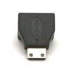 GLHONG Angle Mini HDMI Adapter, 90 Degree Mini-HDMI Male to