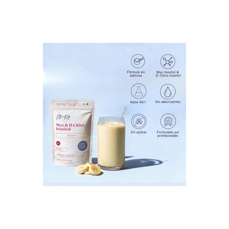 B-FIT Myo y D-Chiro Inositol Fórmula 40:1 100% Puro