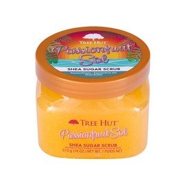Tree Hut Shea Sugar Exfoliation Care Body Scrub Passion Fruit Sol, 510g, 1 piece / 트리헛 시어 슈가 각질케어 바디스크럽 패션후르츠솔, 510g, 1개