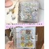 DELUXEFOX Sealing Notebook, Transparent, A8, Girls, Mini, 3 Holes, Binders,