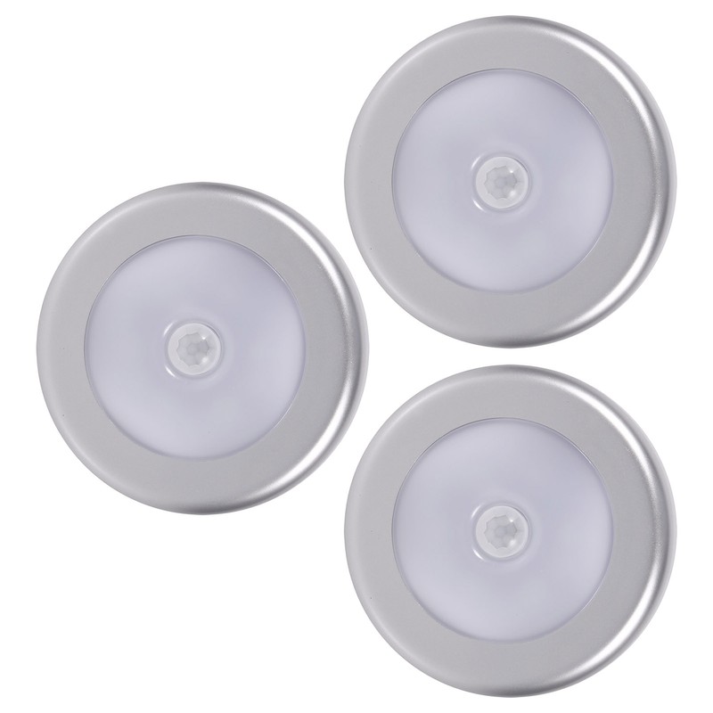 3Pcs Wireless PIR Automatic Motion Sensor Night Light 6 LED