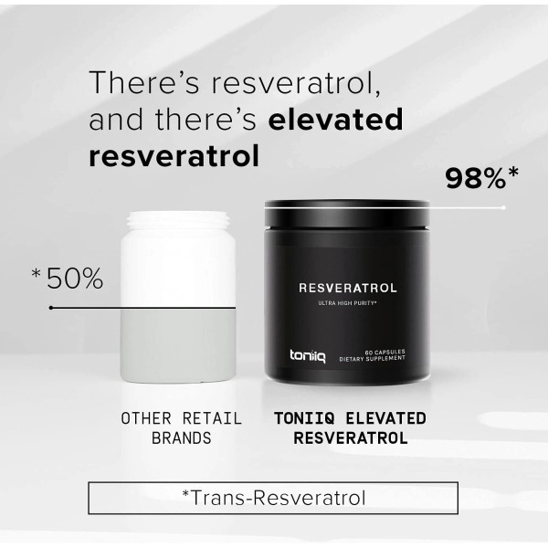 Ultra High Purity Resveratrol Capsules - 98% Trans-Resverat