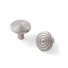 SORWDUERM 2 Pack Brushed Nickel Cabinet Knobs Satin Nickel Kitchen