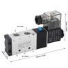 Solenoid Air Valve 2 Position 5 Way Aluminum Alloy High