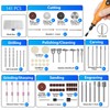 141 PCS Rotary Tool Accessories Kit, 1/8 Inch Shank Electric